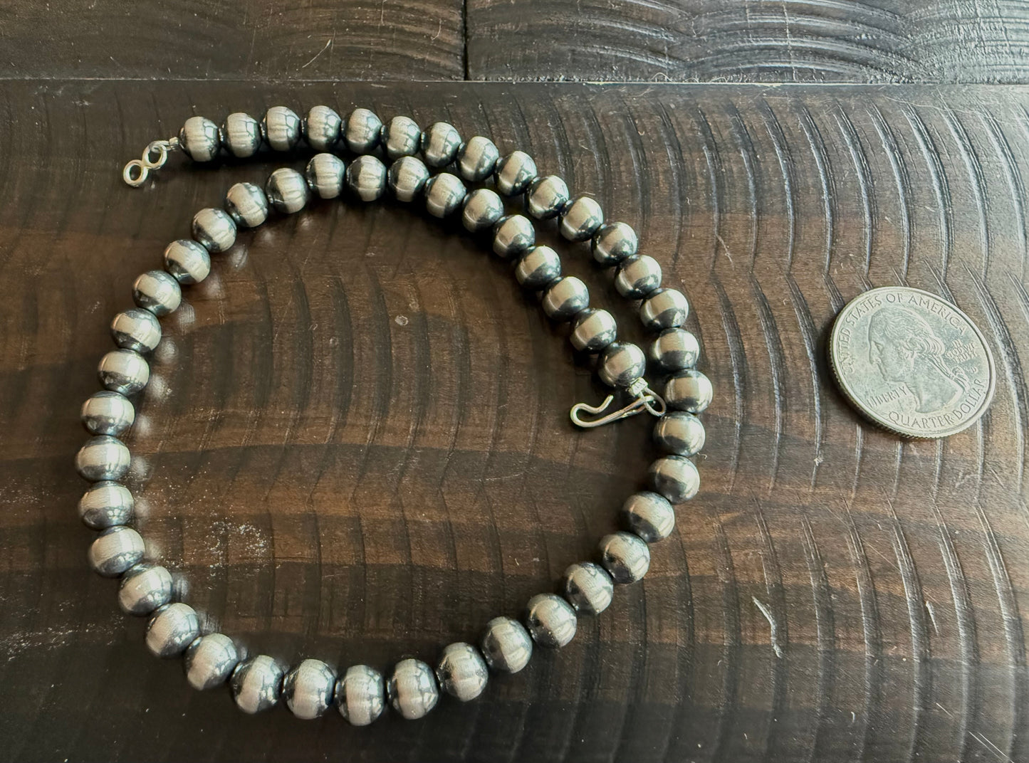 Authentic 7mm 14” Navajo Pearl Necklace