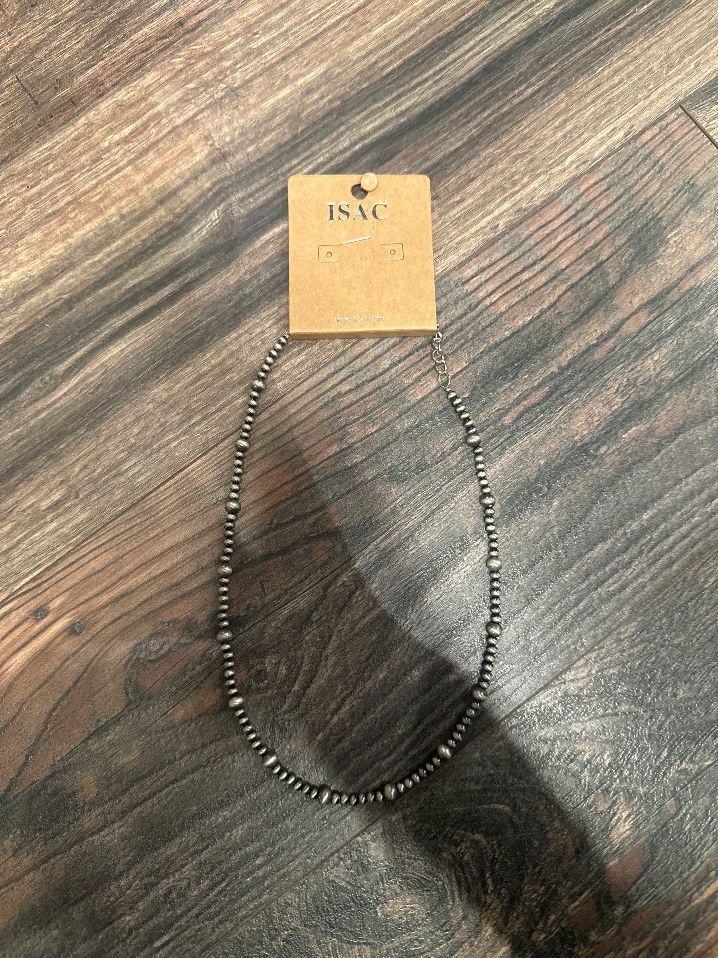 Cinco Bead Necklace 15"