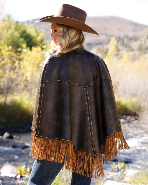 Taylor Brown Fringe Cape