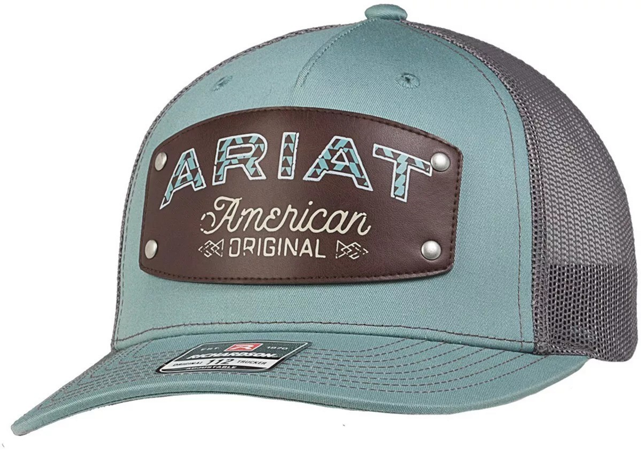 Ariat Teal Patch Baseball Cap