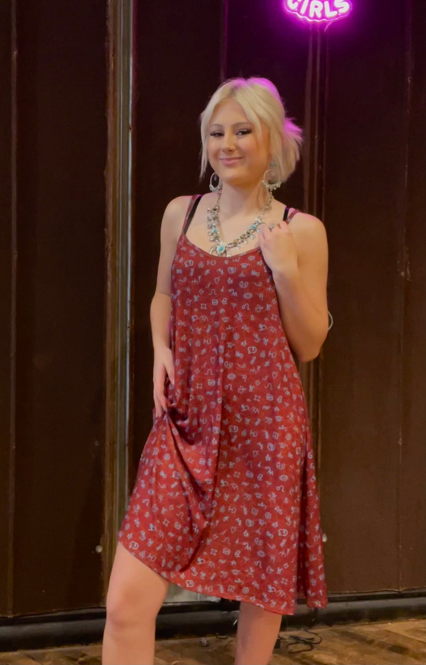 Cattlewoman Branded Dress