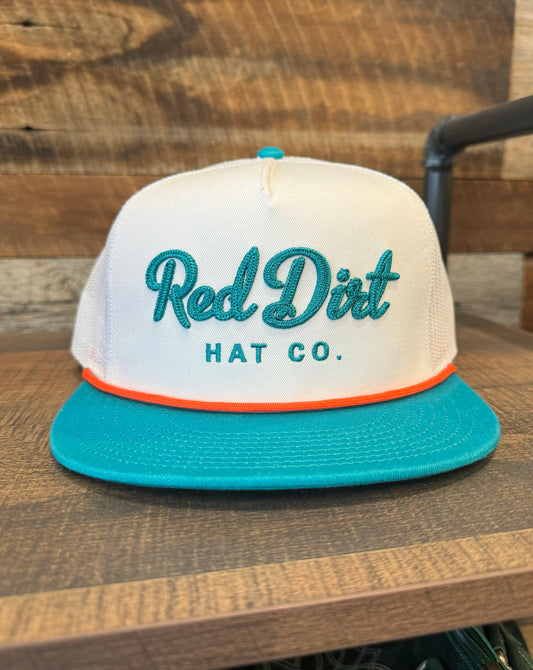 Red Dirt Hat Co. White Neon Hat