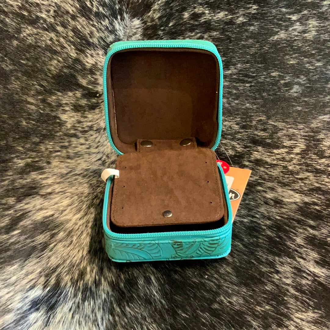 Justin Tooled Travel Jewelry Box