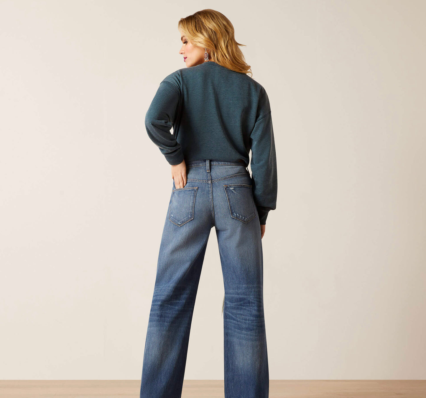 Ariat Ultra High Rise Tomboy Wide Jean