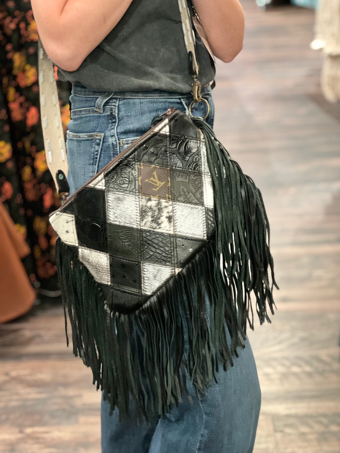 Gypsy Black Patchwork bag