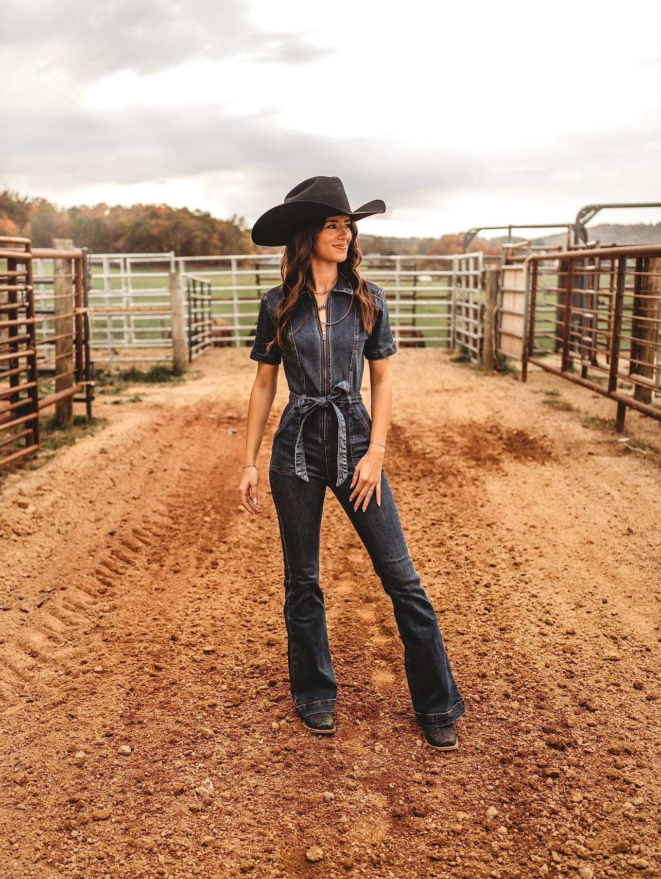 Sale ✨ Stetson Alexis Dark Denim Women's Jumpsuit