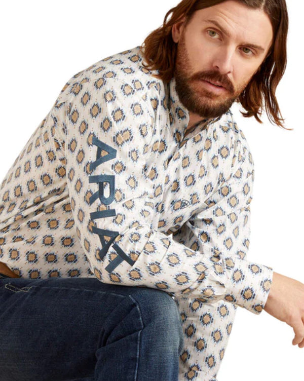 Ariat Men's Team Warner Classic Fit Long Sleeve Buttondown Shirt