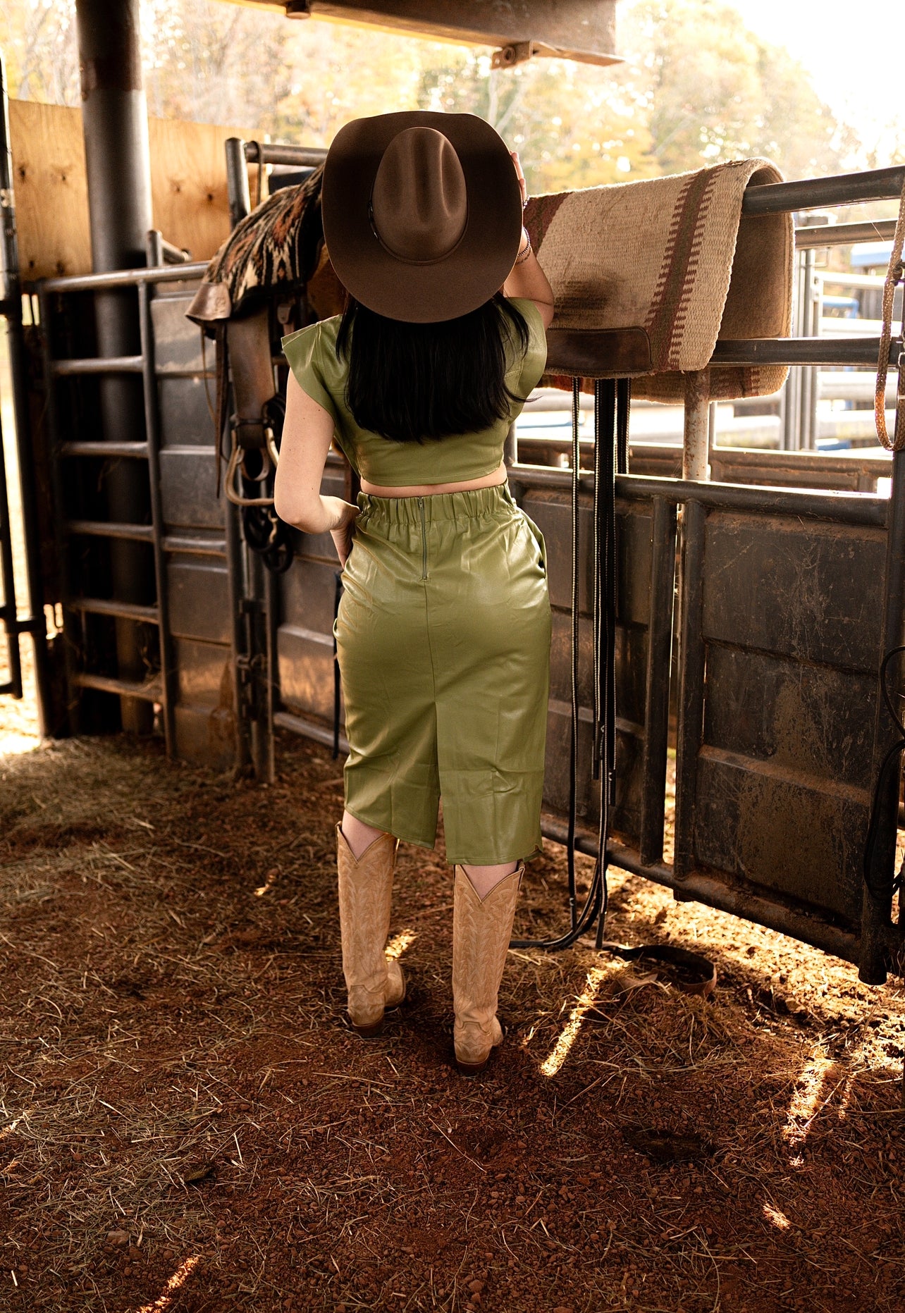 Lonna Faux Leather Set