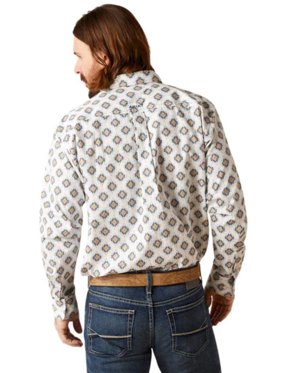 Ariat Men's Team Warner Classic Fit Long Sleeve Buttondown Shirt
