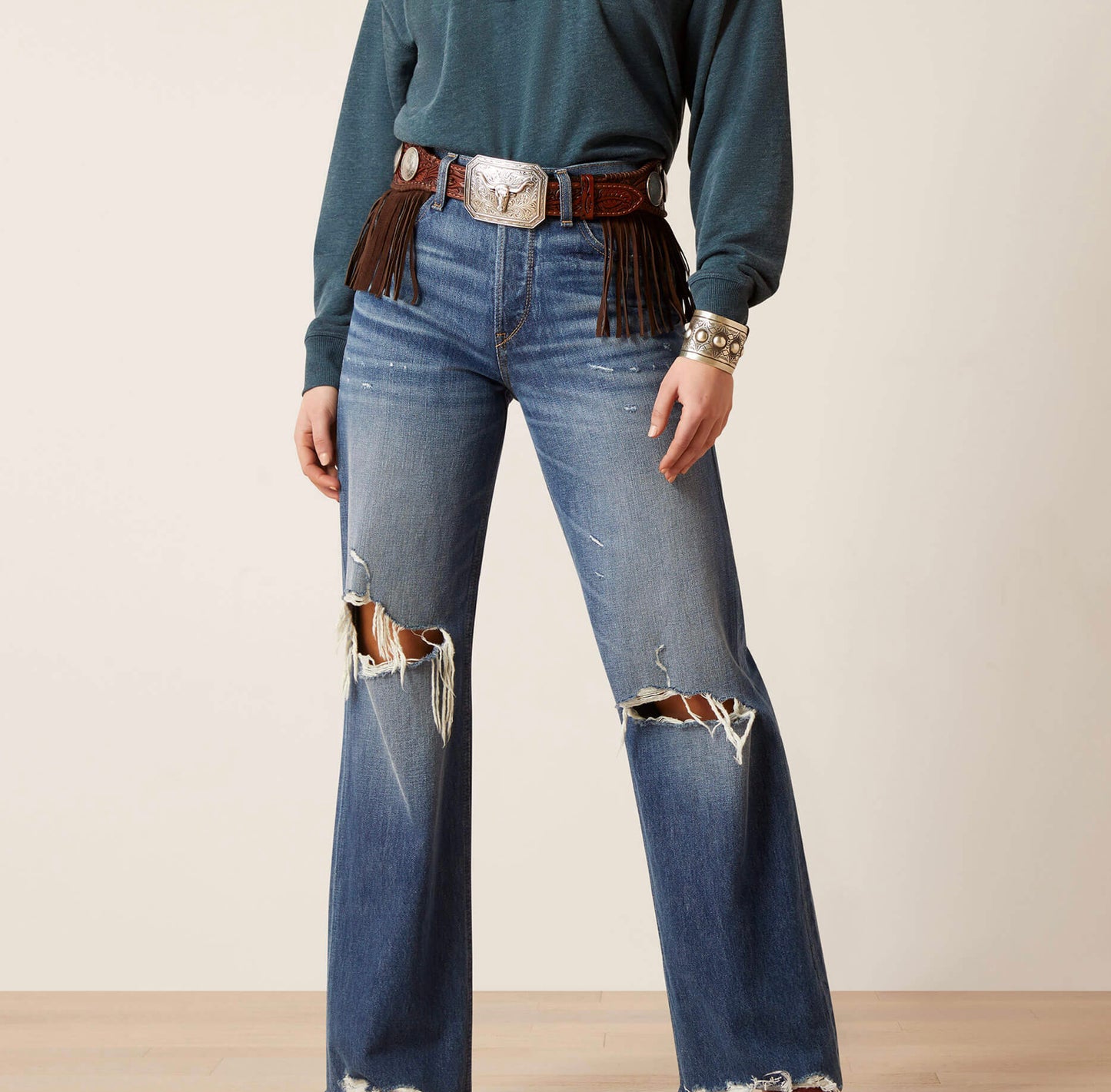 Ariat Ultra High Rise Tomboy Wide Jean