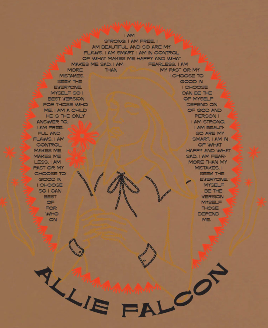 Final Sale ✨ Affirmation Cowgirl Boyfriend Tee