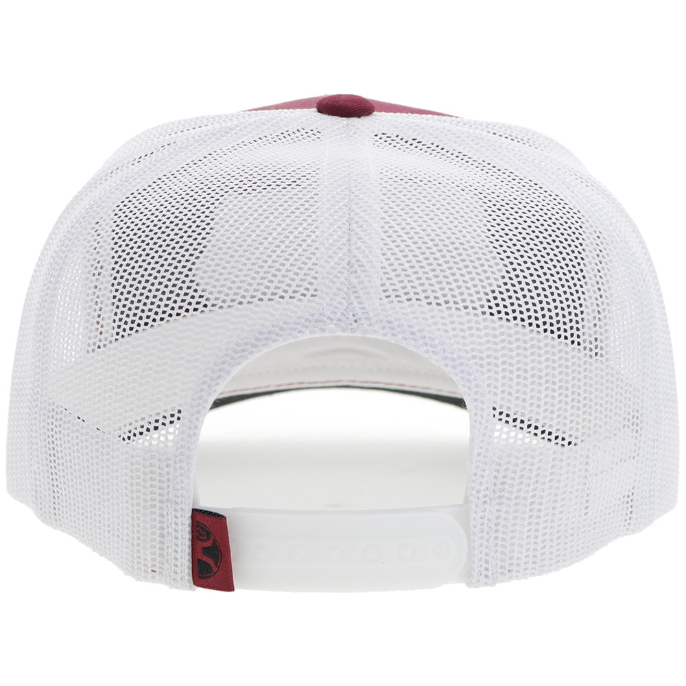 Hooey Diamond 6 Panel Trucker Hat Red