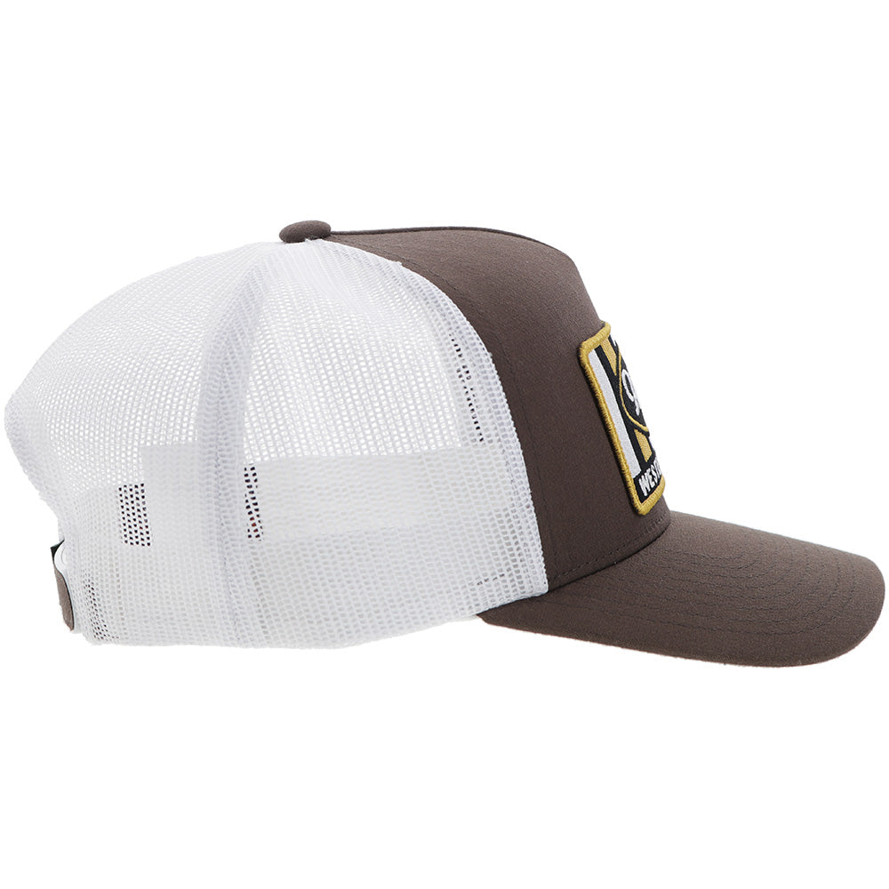 Hooey Sudan 5 Panel Trucker Hat Brown