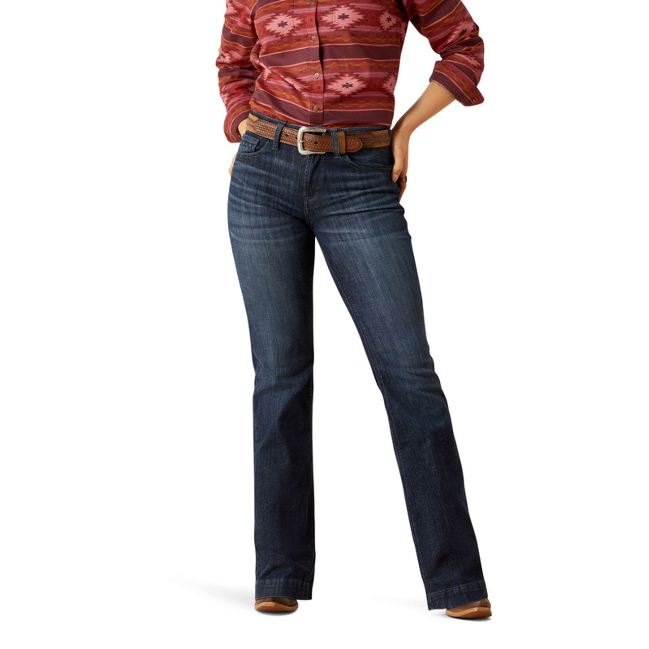 ARIAT HIGH RISE FRAZEY SLIM TROUSER - LADIES JEANS