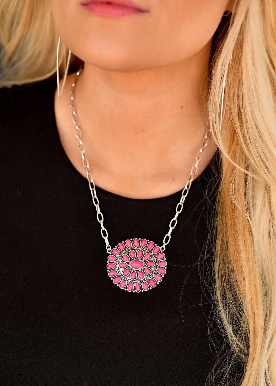 Carrie Cluster Necklace