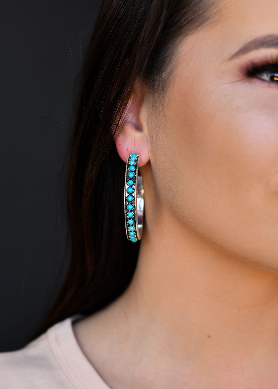 Autumn Hoop Earrings