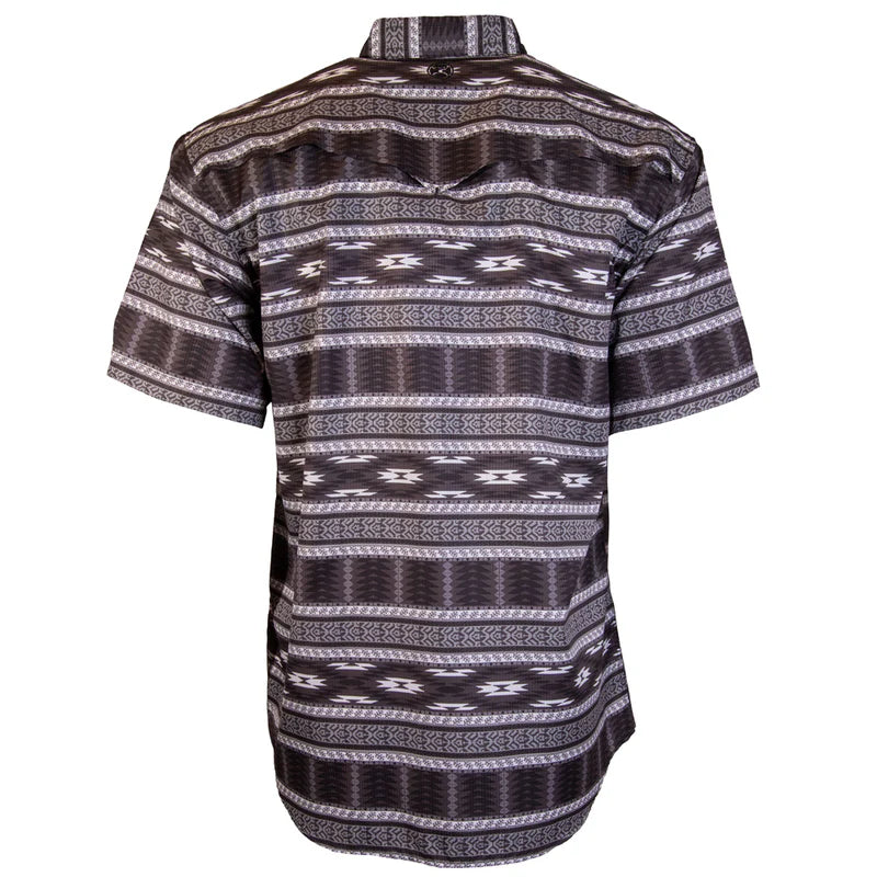 "Sol" Hooey Men's Black Aztec Shirt