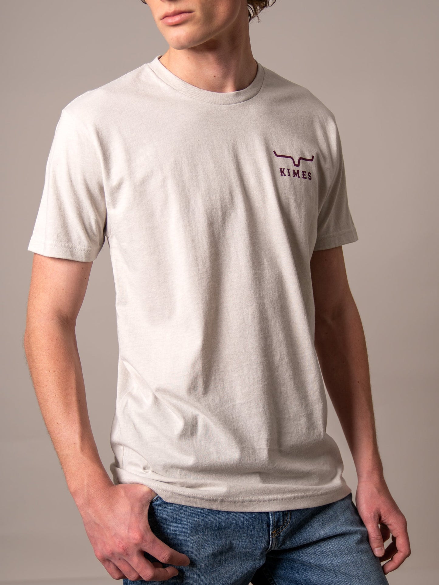 Kimes Heavy Text Natural Tee