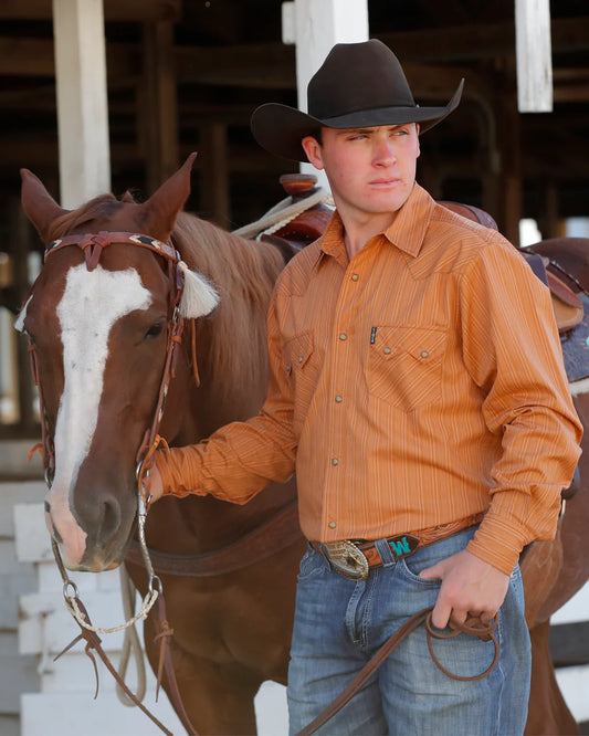 MEN’S MODERN FIT SNAP FRONT WESTERN SHIRT