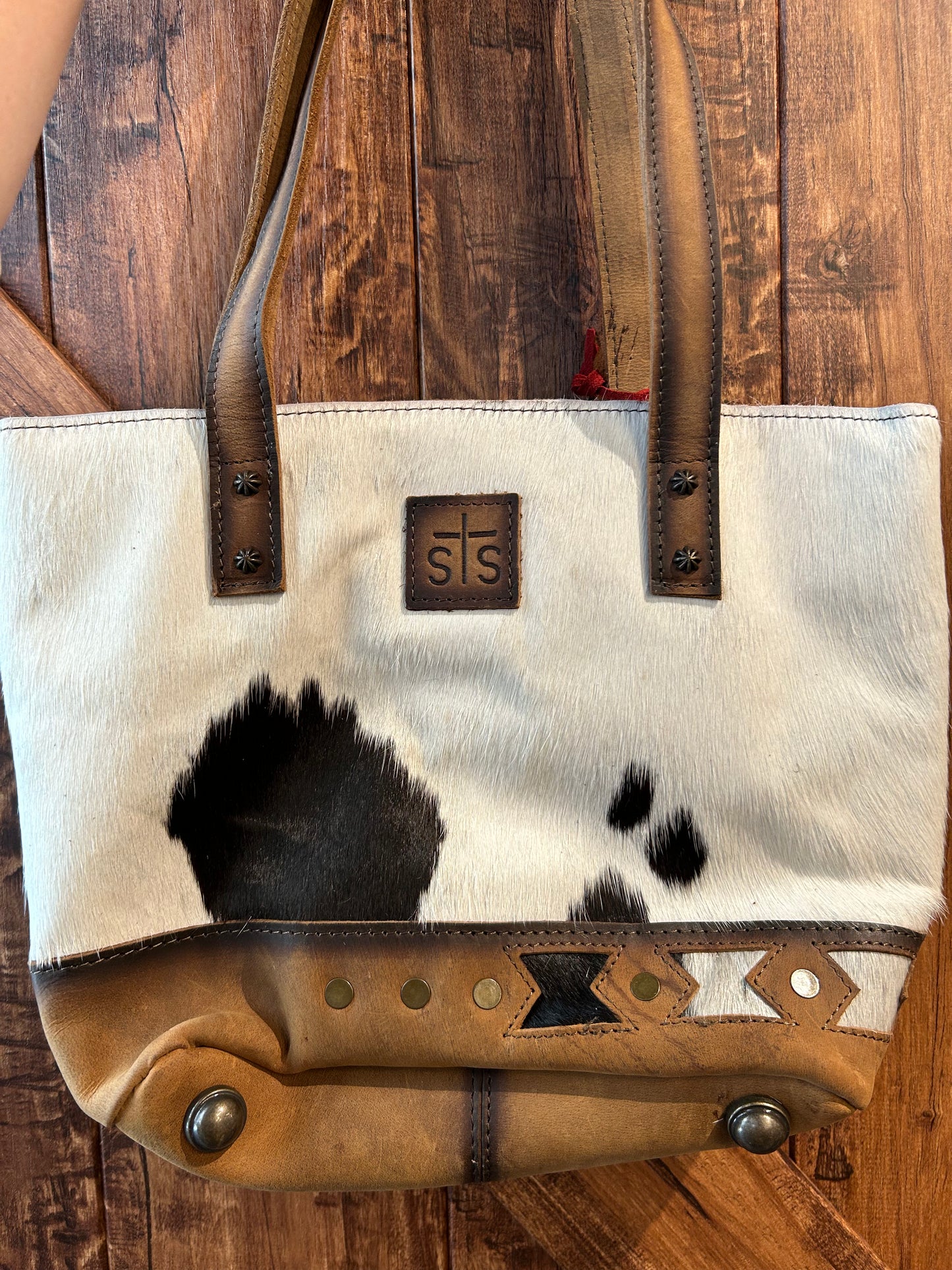 Roswell Cowhide Small Tote