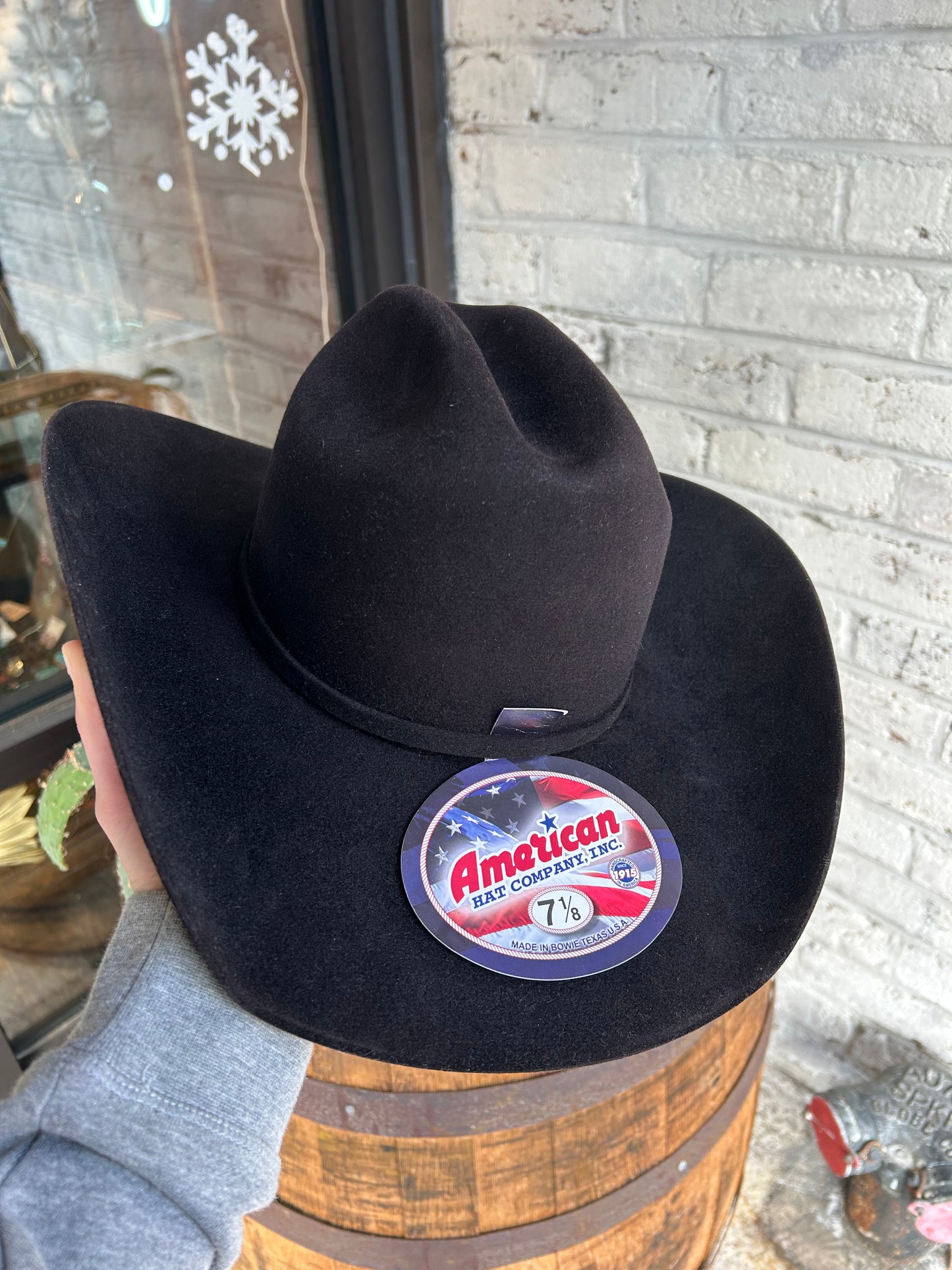 American Hat Co FGF7X Black Cherry Hat