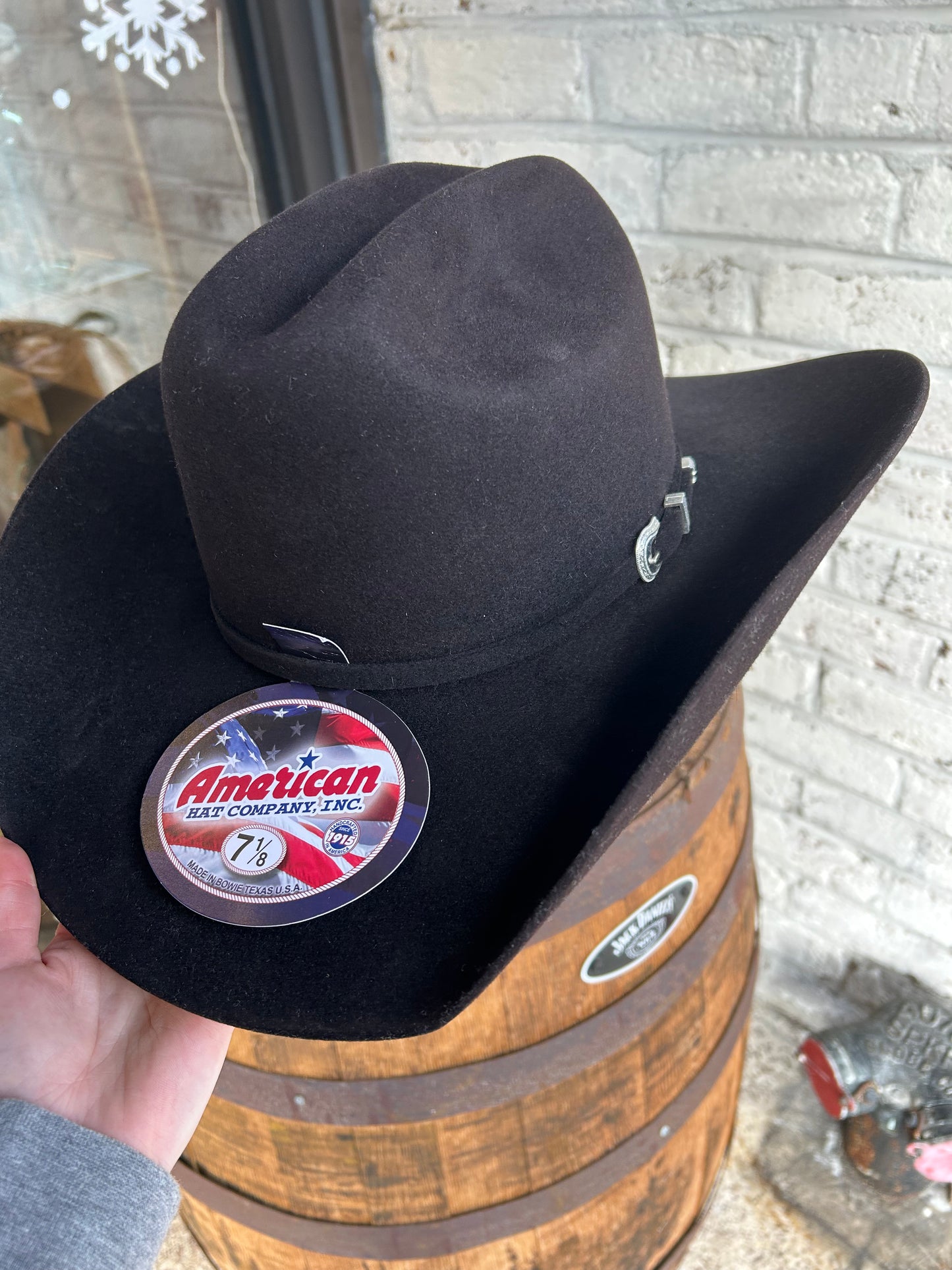 American Hat Co FGF7X Black Cherry Hat