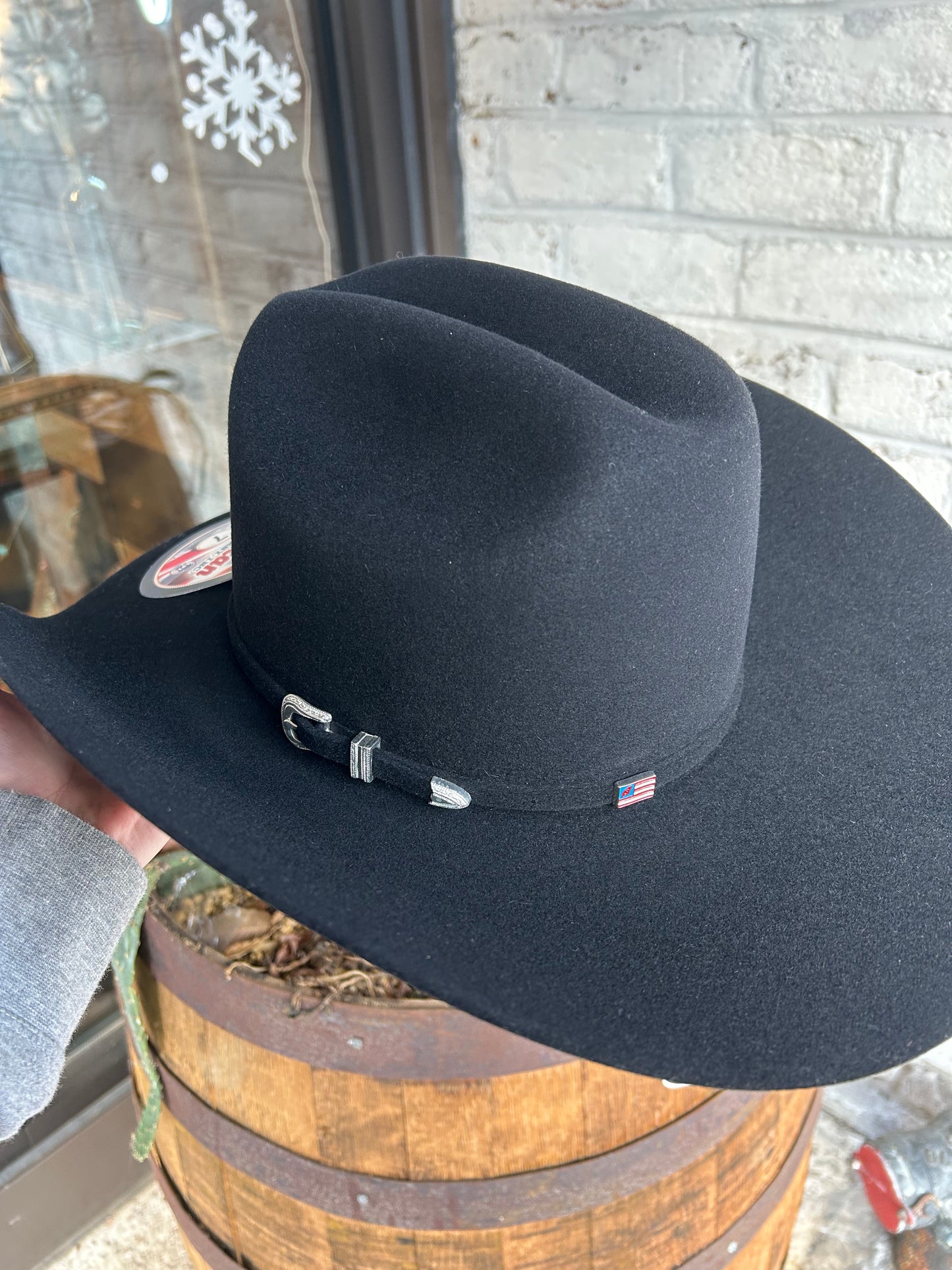 American Hat Co FGF7X Black Hat