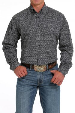 Men’s cinch plant button up
