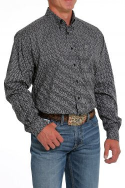 Men’s cinch plant button up