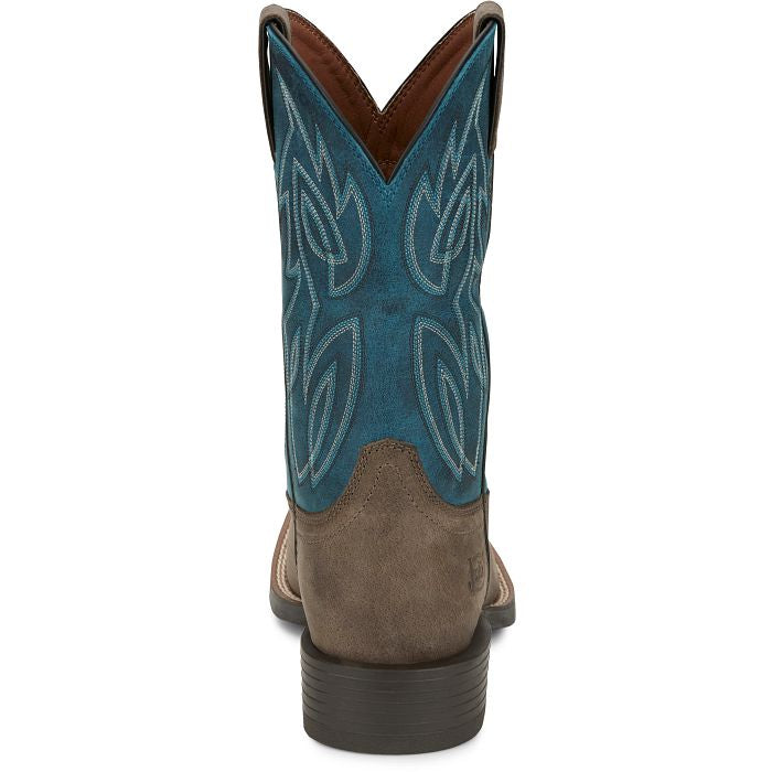 Justin Canter shadow grey water buffalo Justin men’s boots