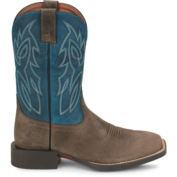 Justin Canter shadow grey water buffalo Justin men’s boots