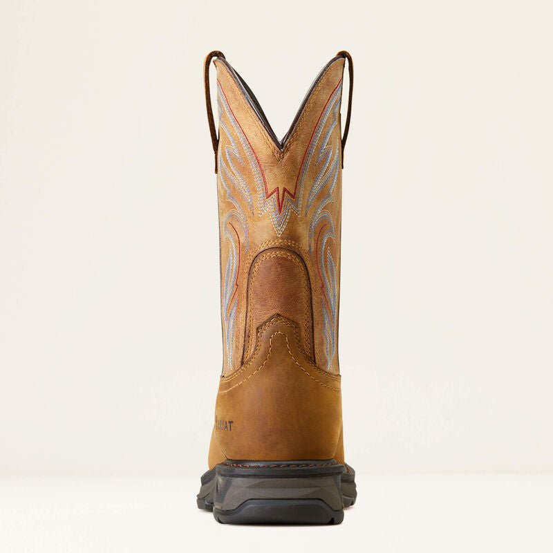 Mens Ariat Distressed brown/Bravo brown work boots