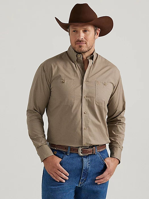 Men’s wrangler George Strait Button Up Long Sleeve