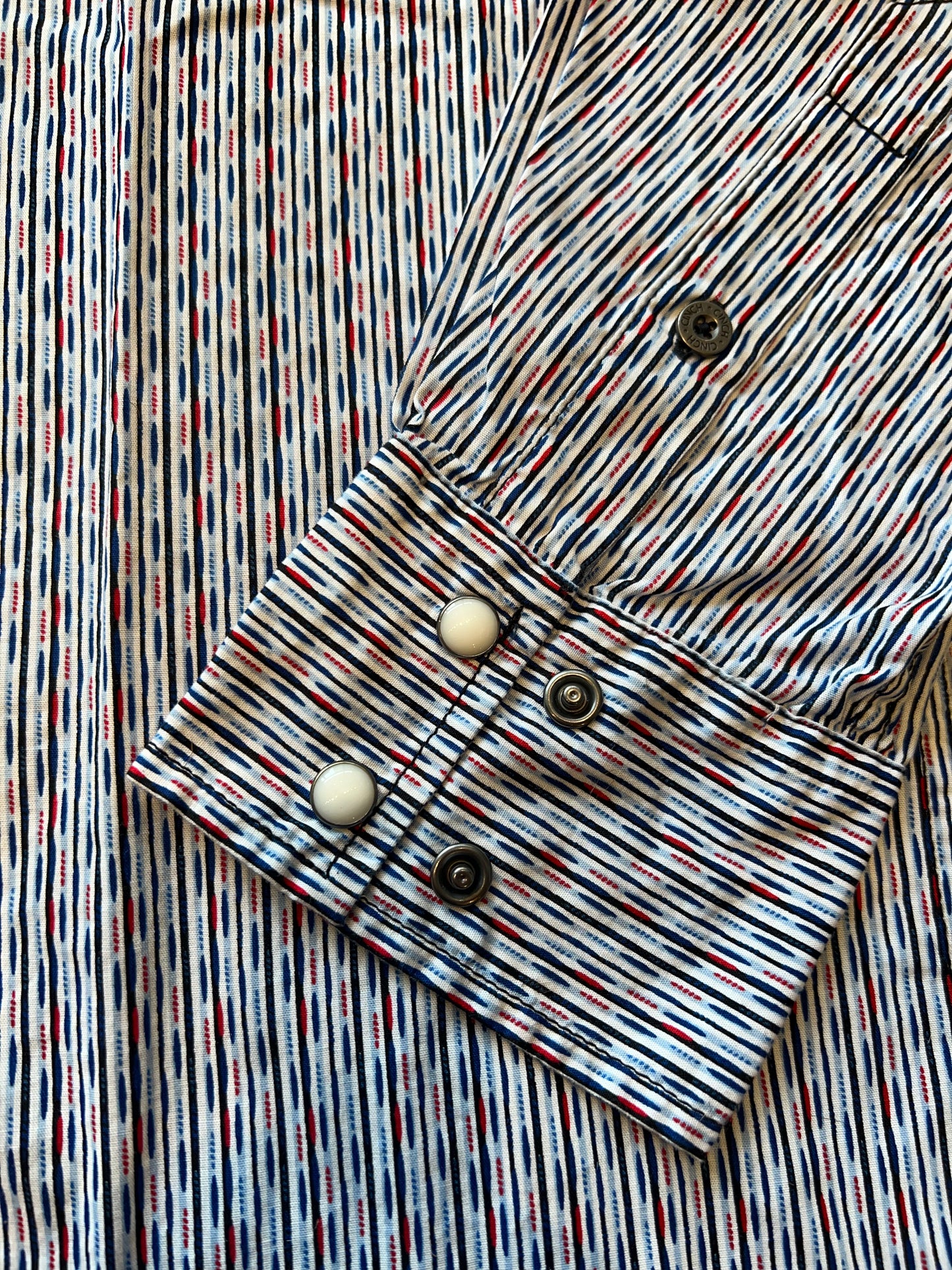 Men's Cinch Modern White Print