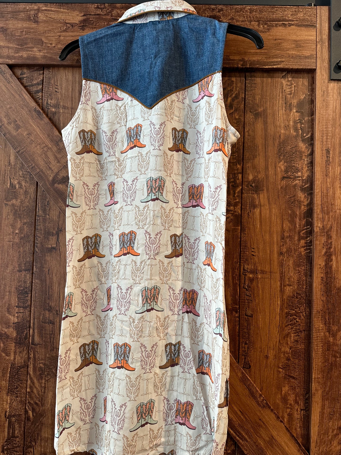 Final Sale ✨ Rock & Roll Raw Edge Shirt Dress