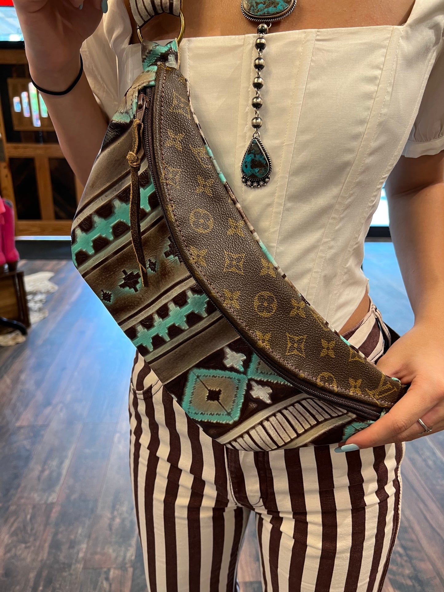 Western Aztec Bum bag