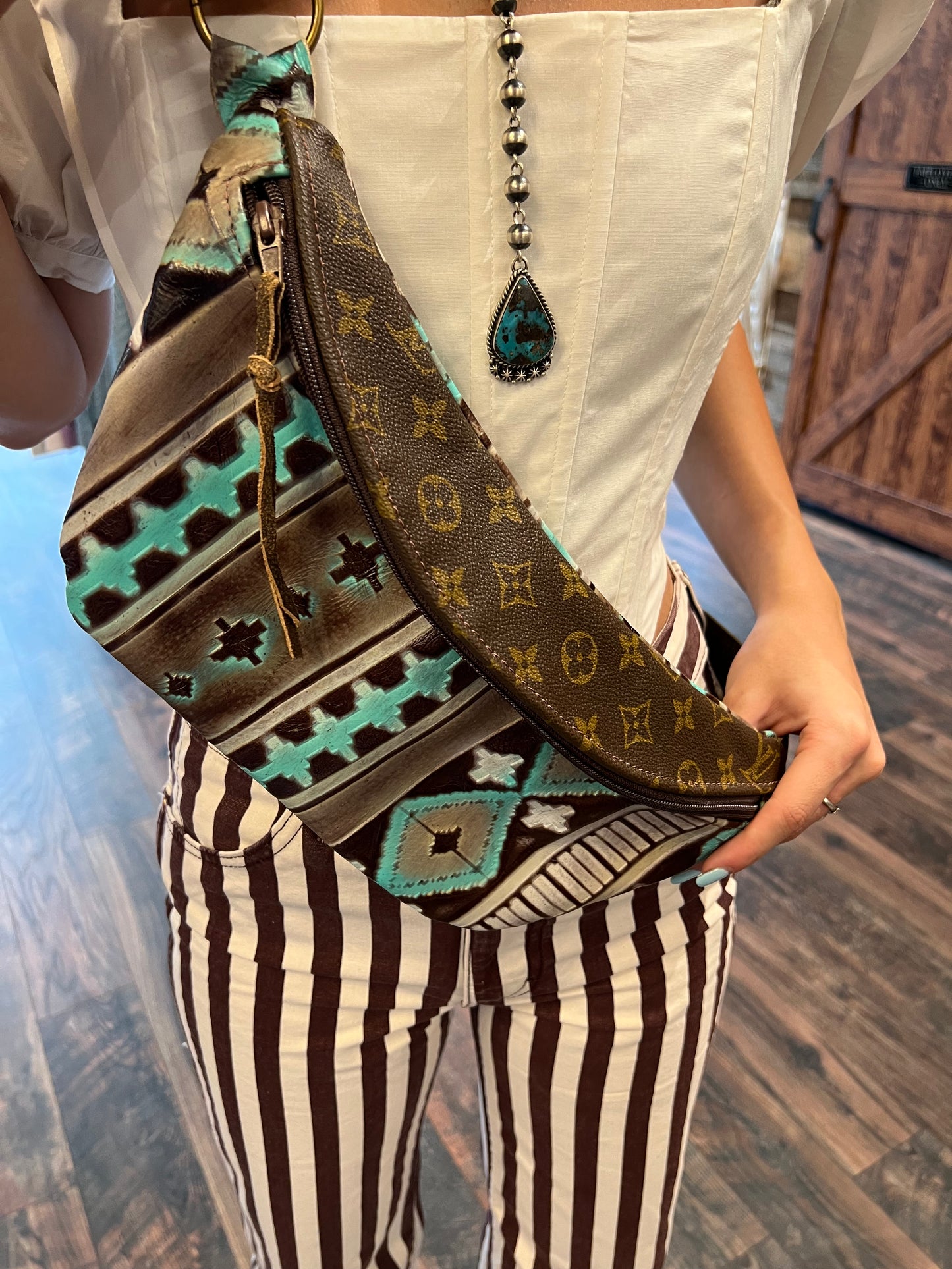Western Aztec Bum bag