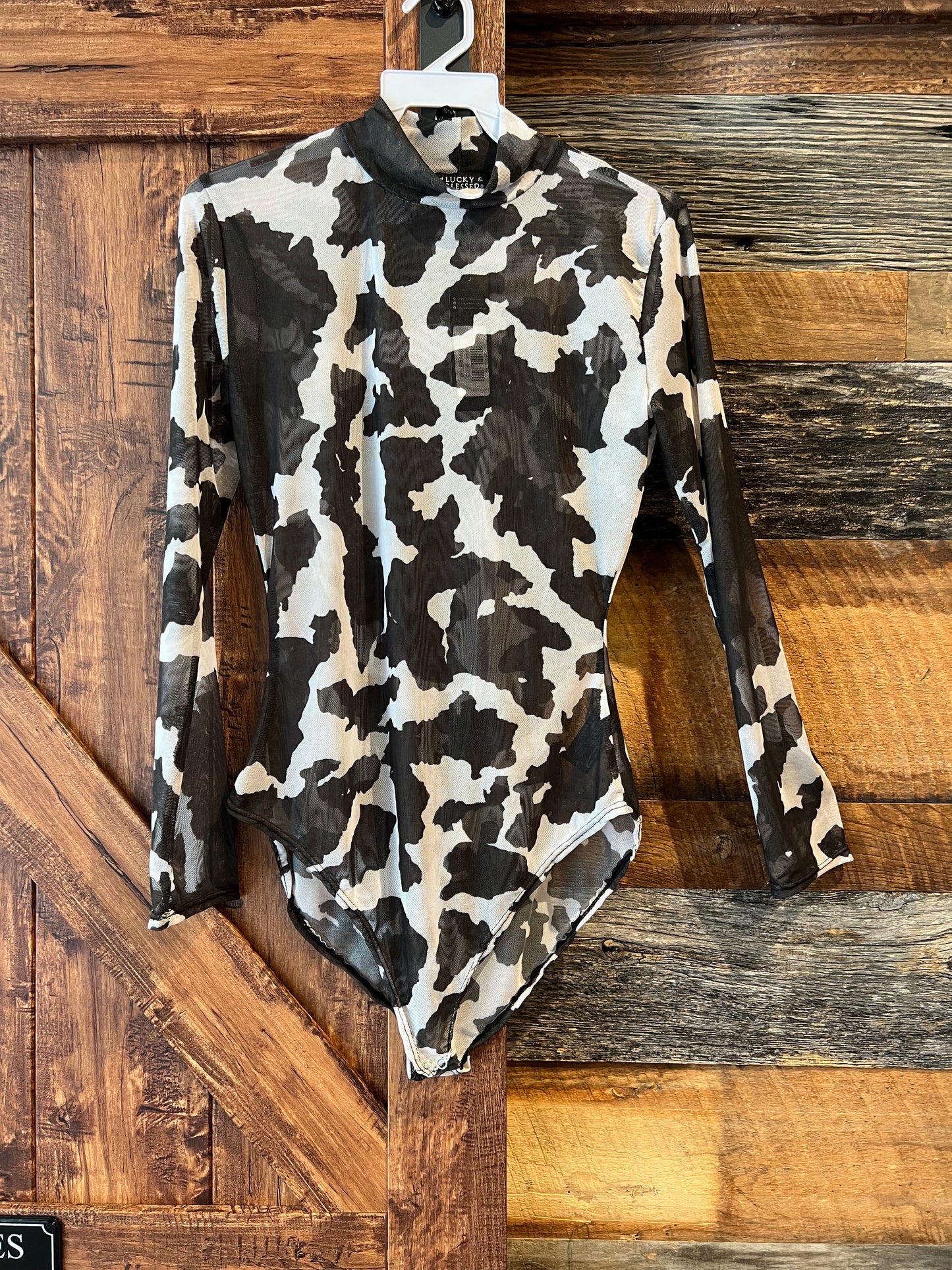 Holstein Mesh Bodysuit