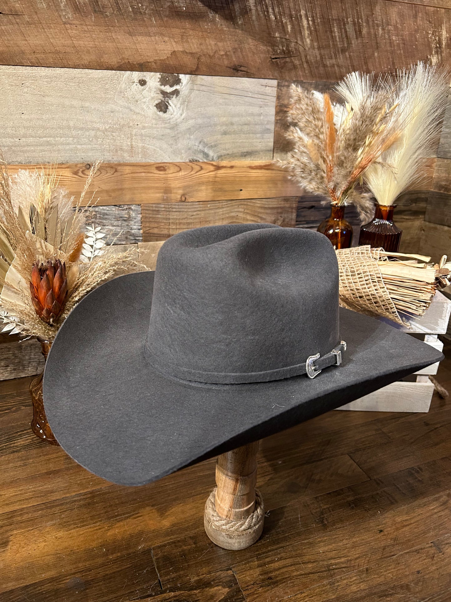 Resistol Tucker Granite Grey Cowboy Hat