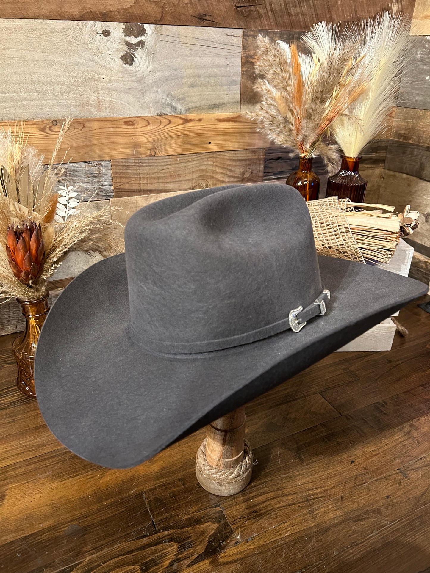 Resistol Tucker Granite Grey Cowboy Hat