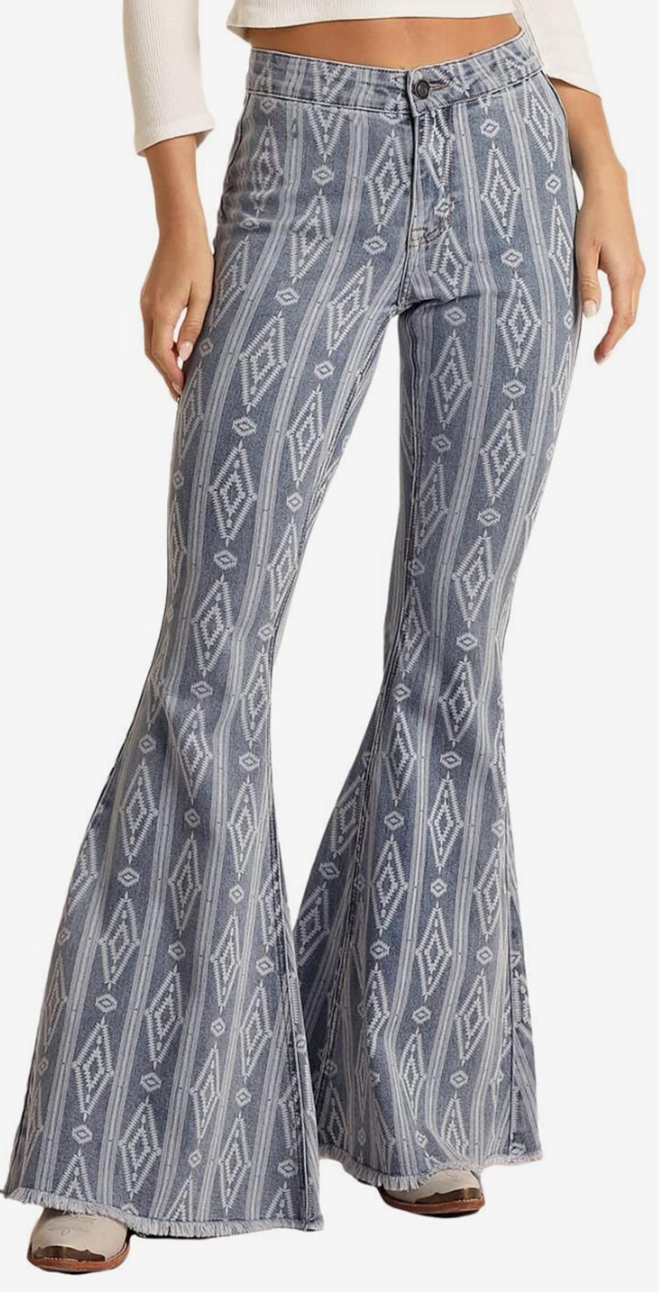 Baby Blues Aztec Bell Bottoms