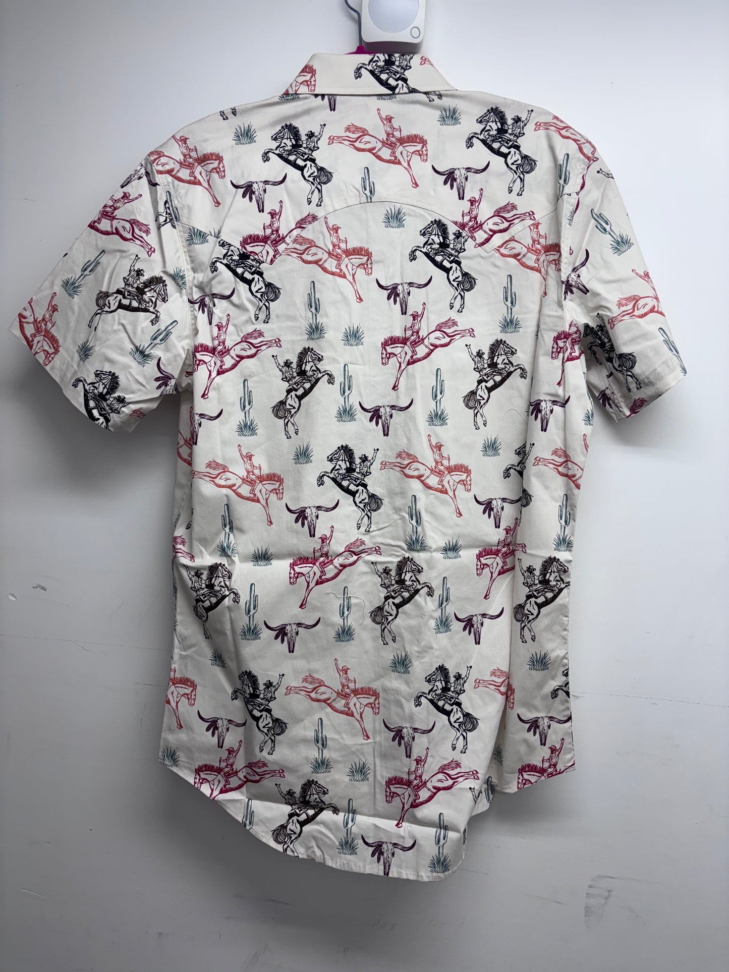 Horse Print Men's Snap Up