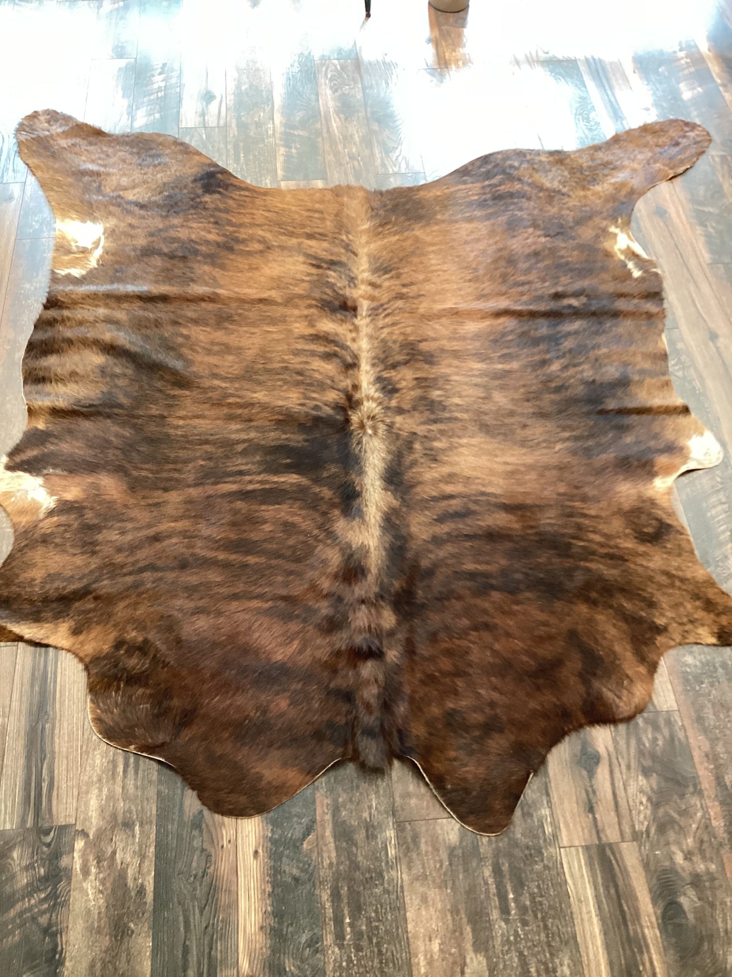 Rootbeer Float Cowhide Rug