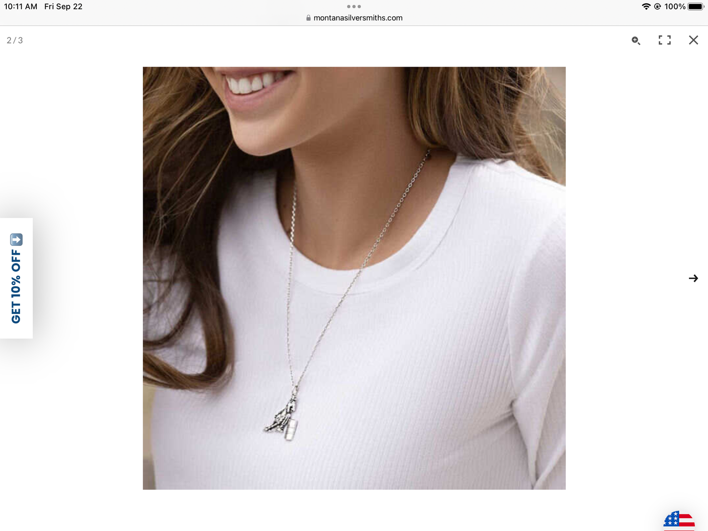 Barrel Racer Pendant Necklace