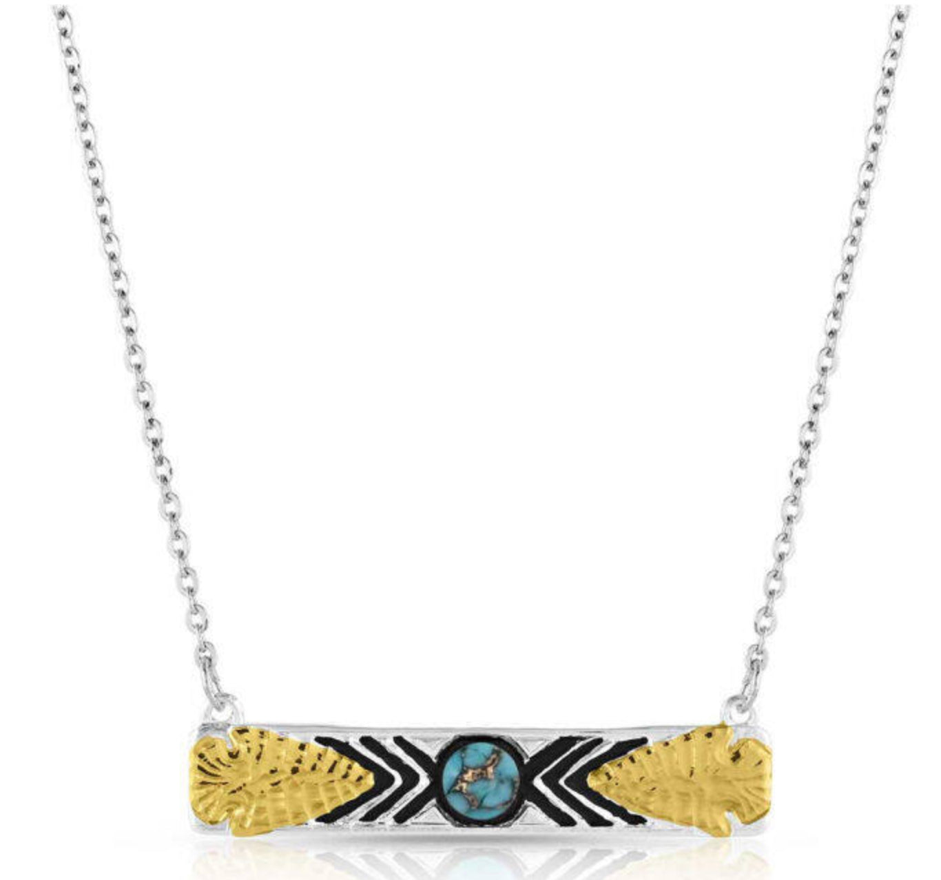Southwest Nights Arrowhead Necklace
