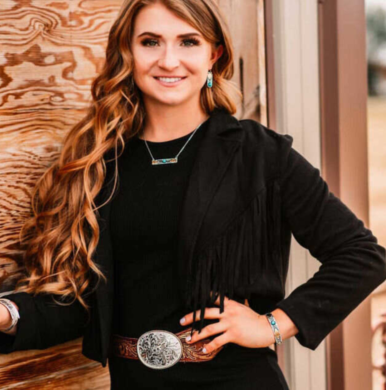 Southwest Nights Arrowhead Necklace