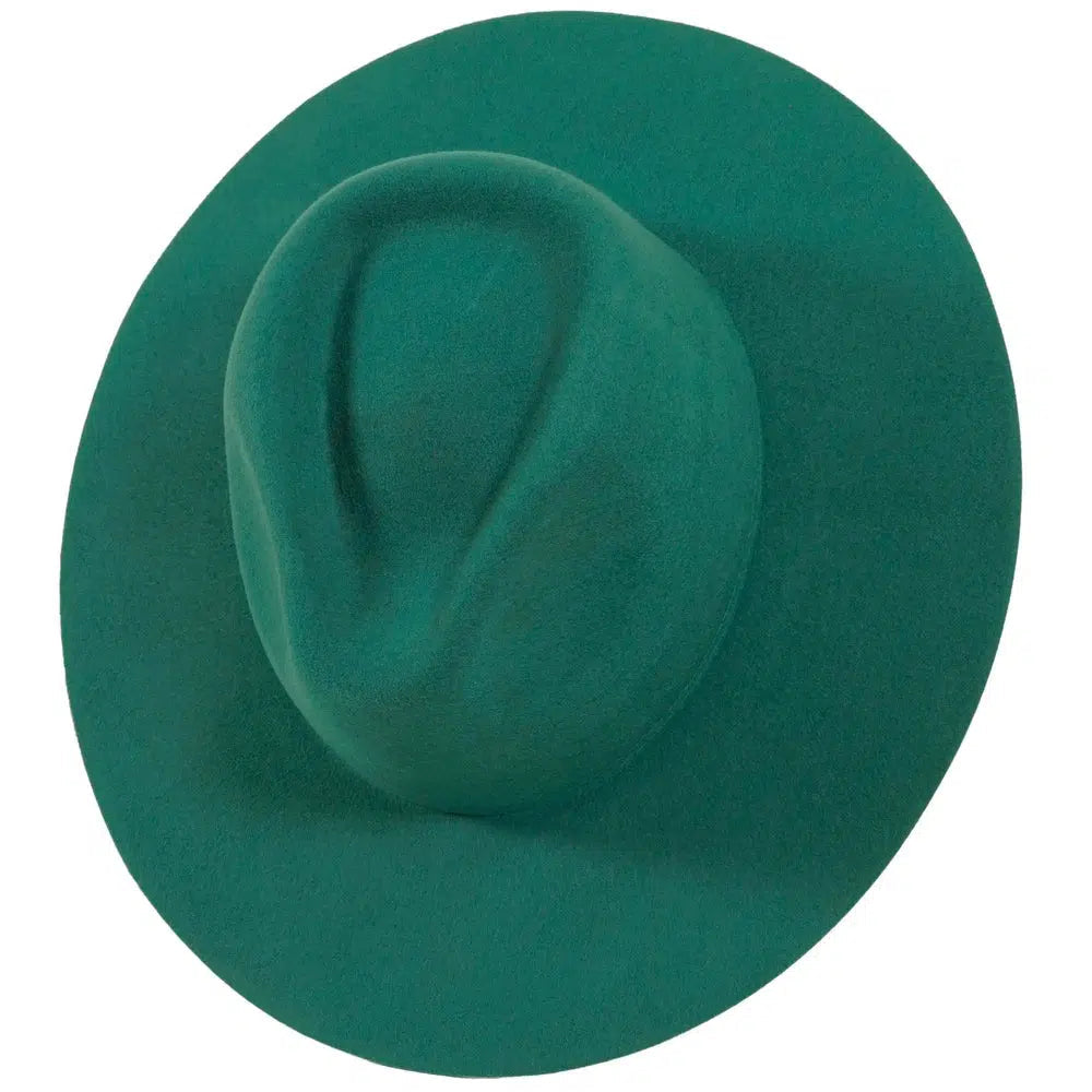 Teal Felt Hat