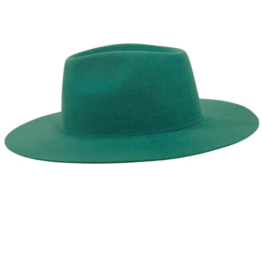 Teal Felt Hat