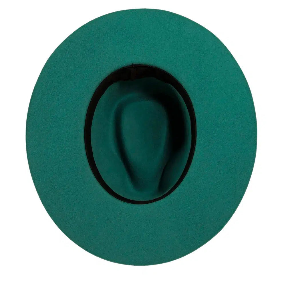 Teal Felt Hat