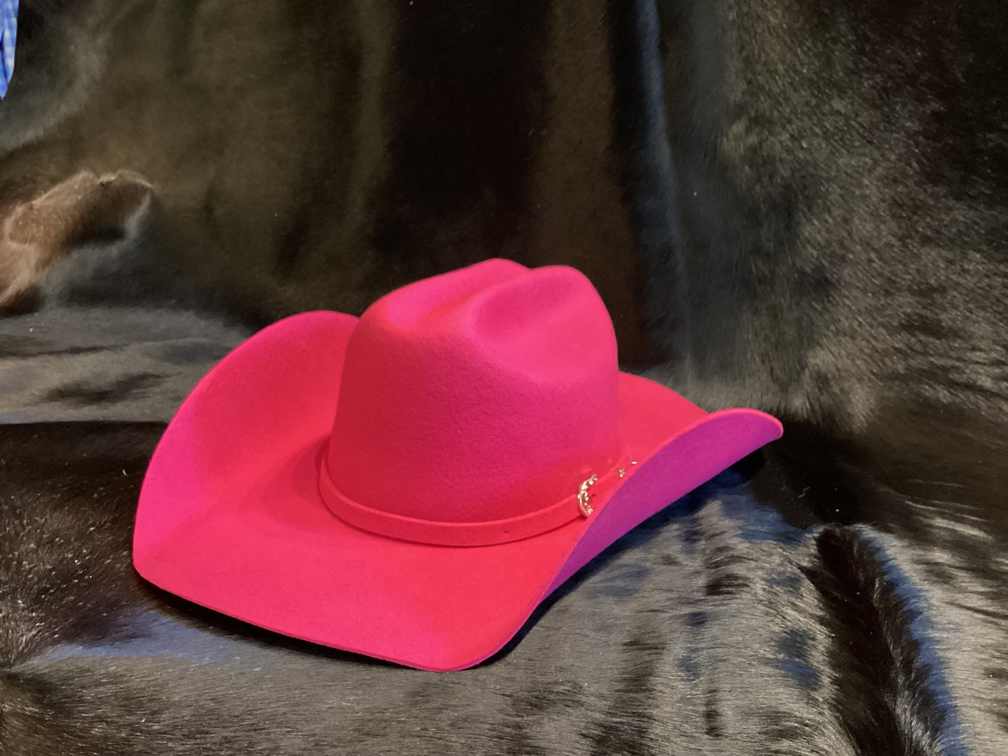 Cattleman Pink Felt Hat